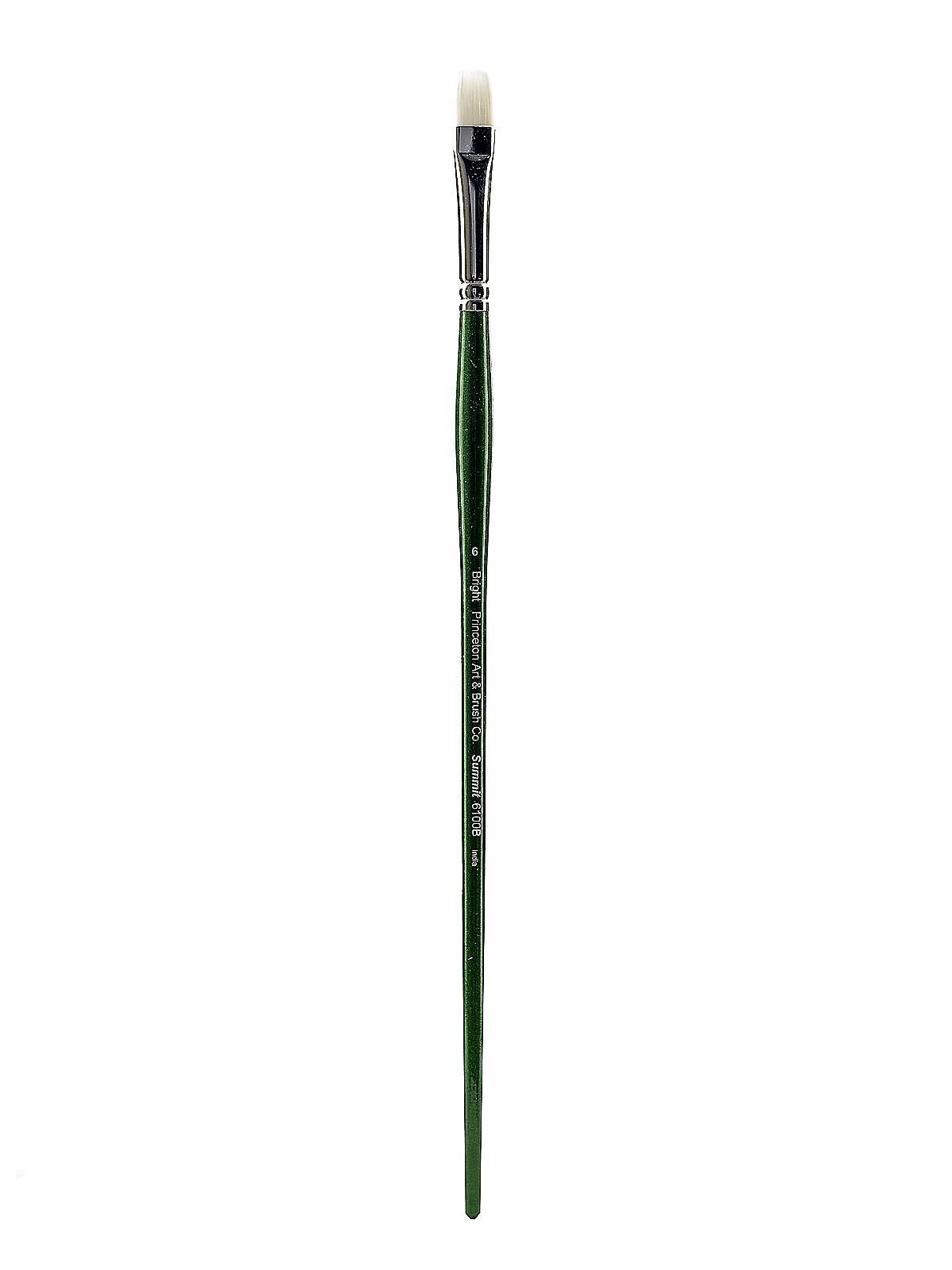 Princeton 6100 Synthetic Bristle Oil And Acrylic Brushes 6 Bright