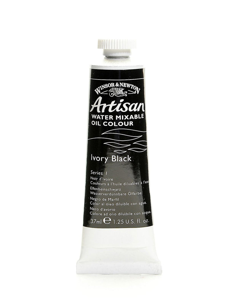 Winsor  And  Newton Artisan Water Mixable Oil Colours Ivory Black 37 Ml 331 [Pack Of 3]