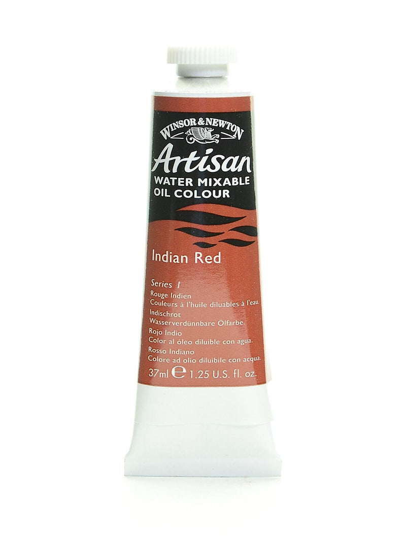 Winsor  And  Newton Artisan Water Mixable Oil Colours Indian Red 37 Ml 317 [Pack Of 3]