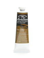 Winsor  And  Newton Artisan Water Mixable Oil Colours Raw Umber 37 Ml 554 [Pack Of 3]