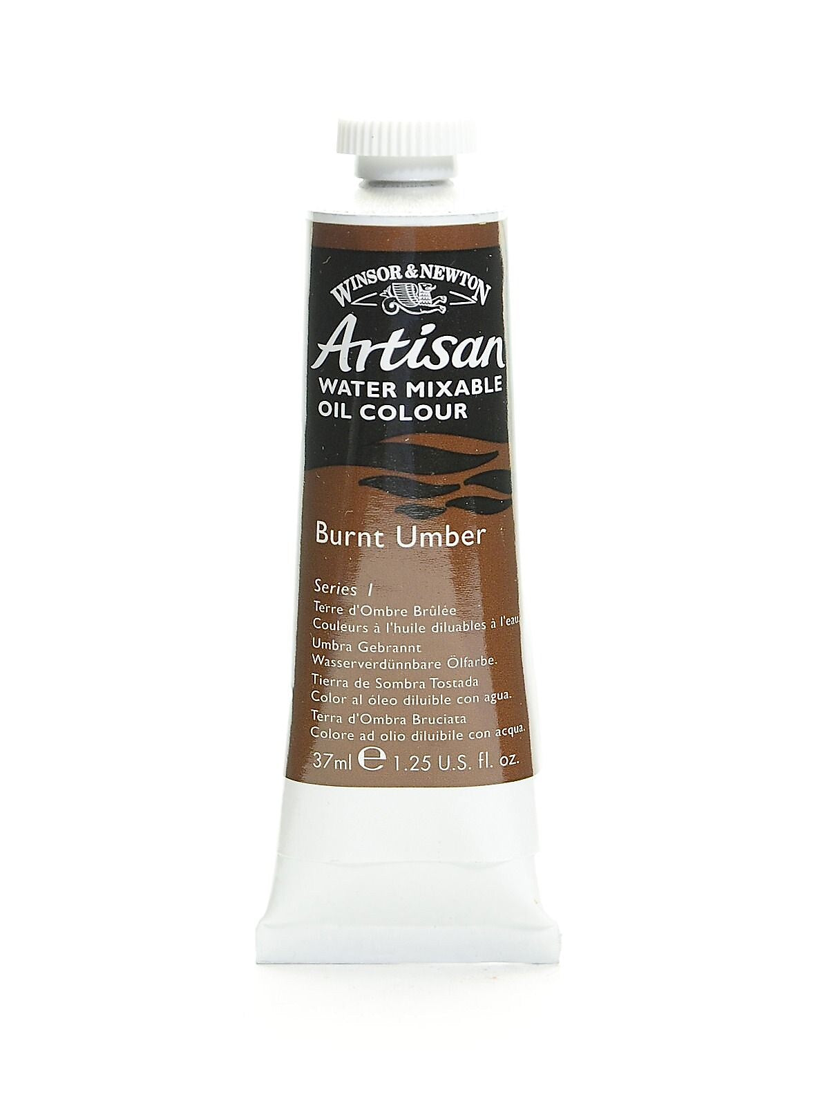 Winsor  And  Newton Artisan Water Mixable Oil Colours Burnt Umber 37 Ml 76 [Pack Of 3]