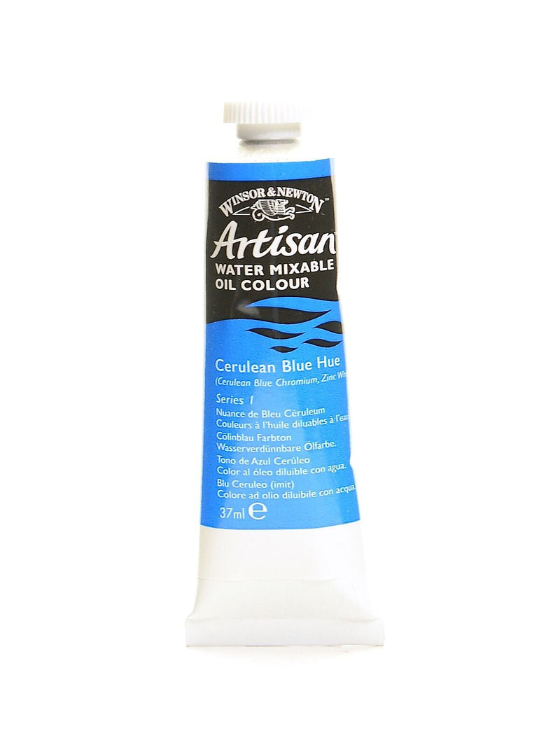 Winsor And Newton Artisan Water Mixable Oil Colours Cerulean Blue Hue 37 Ml 138 [Pack Of 3]