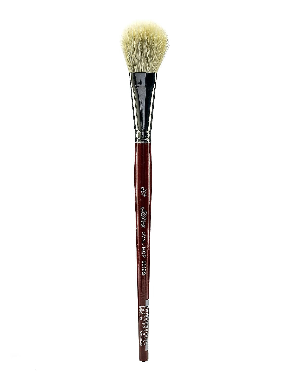 Silver Brush White Round/Oval Mop Brushes, 3/4" (41506)
