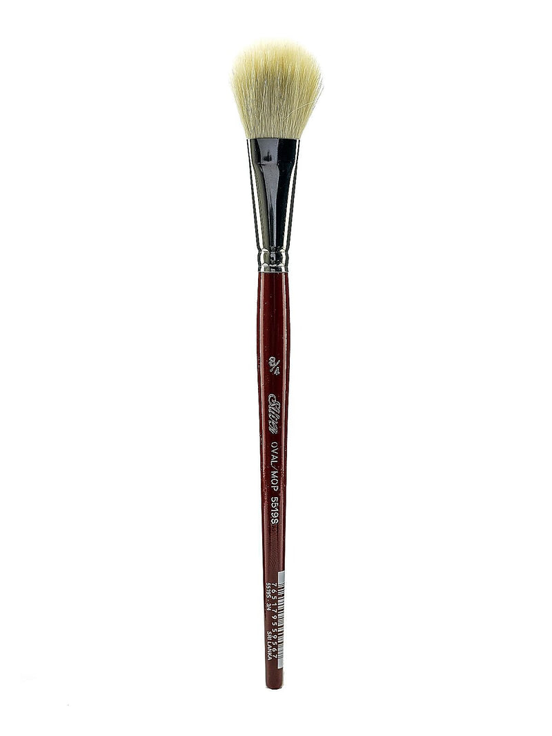 Silver Brush White Round/Oval Mop Brushes, 3/4" (41506)