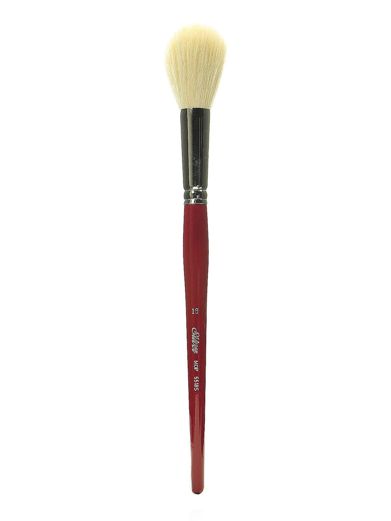Silver Brush White Round/Oval Mop Brushes 16 Round Mop (45639)