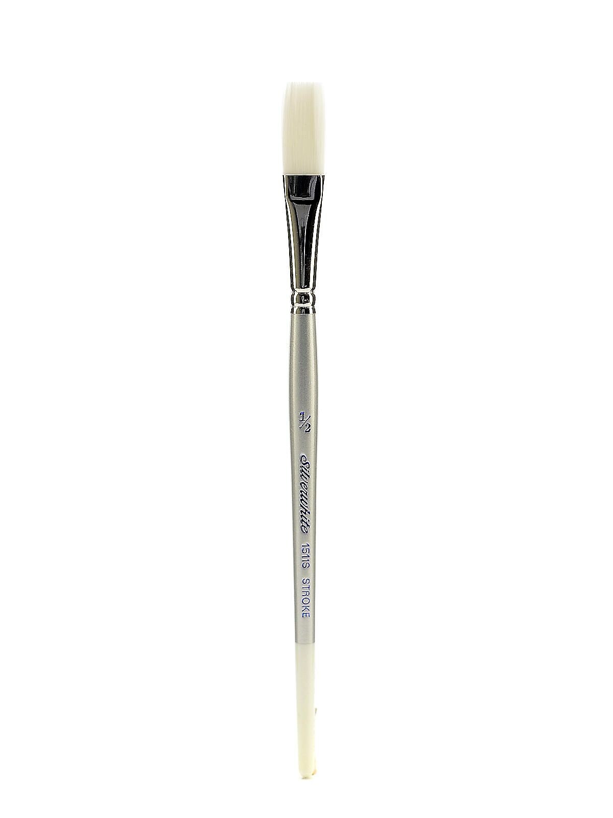 Silver Brush Silverwhite Series Synthetic Brushes Short Handle 1/2 In. Stroke