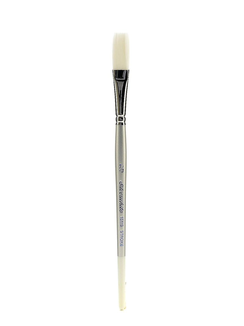 Silver Brush Silverwhite Series Synthetic Brushes Short Handle 1/2 In. Stroke