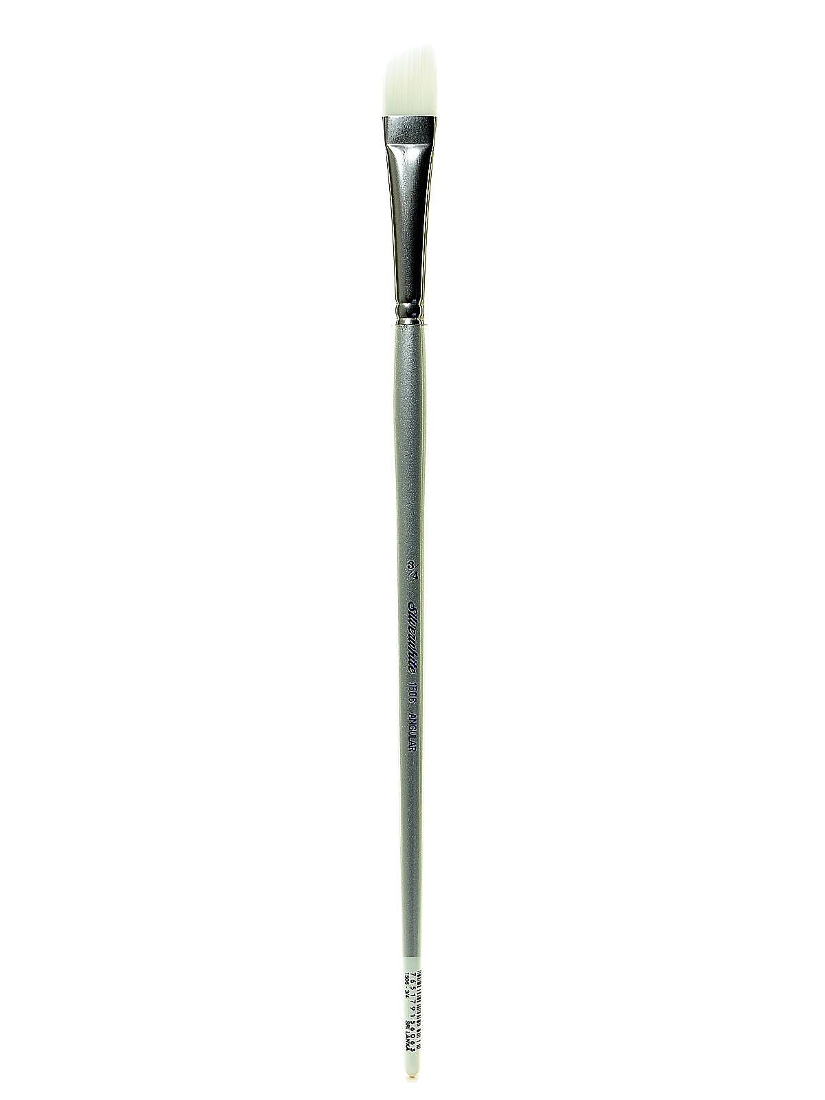 Silver Brush Silverwhite Series Synthetic Brushes Short Handle 3/4" Angular (74450)