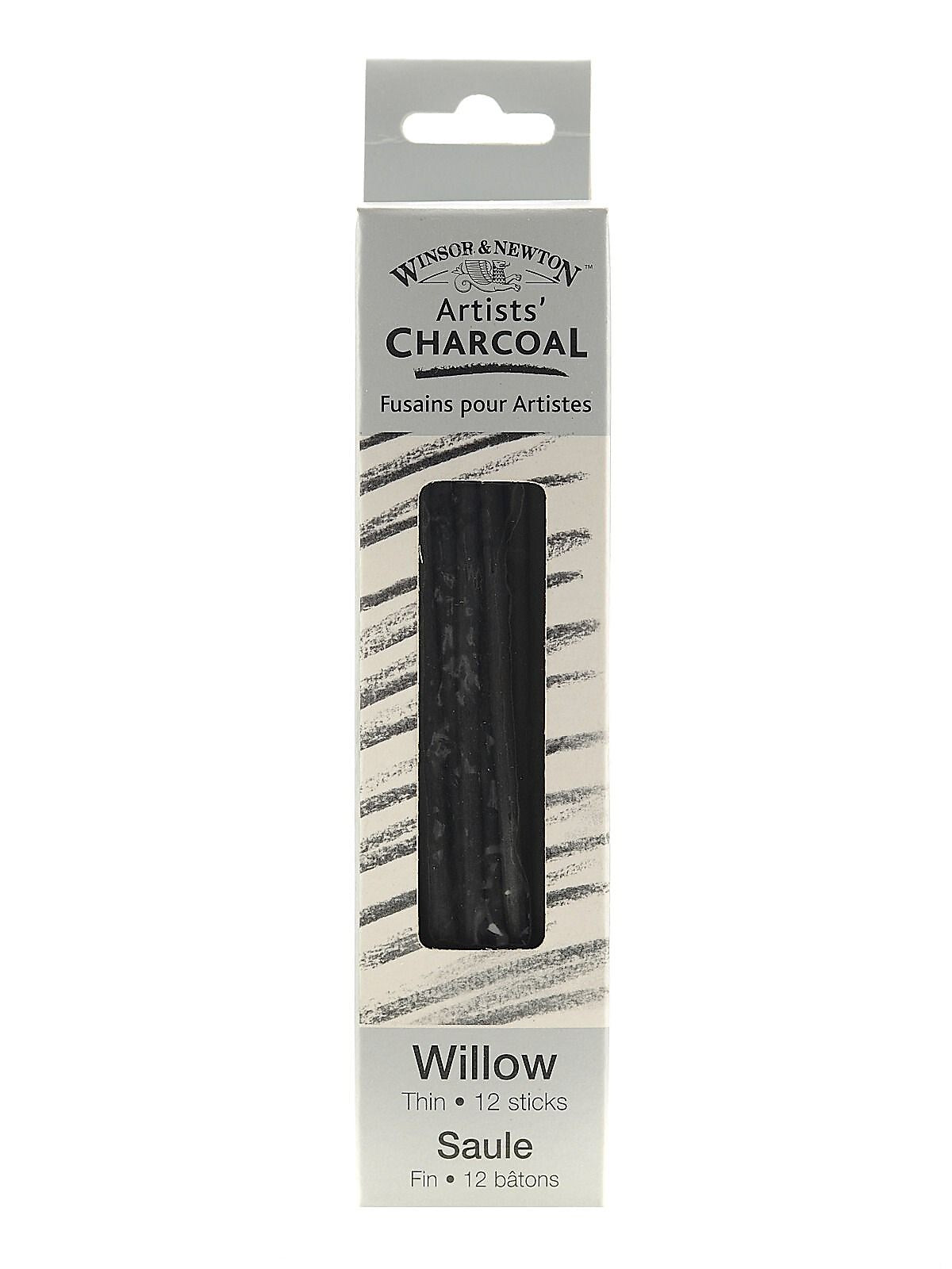 Winsor & Newton Willow Charcoal, Gray, 12/Pack, 2/Pack (68379-PK2)