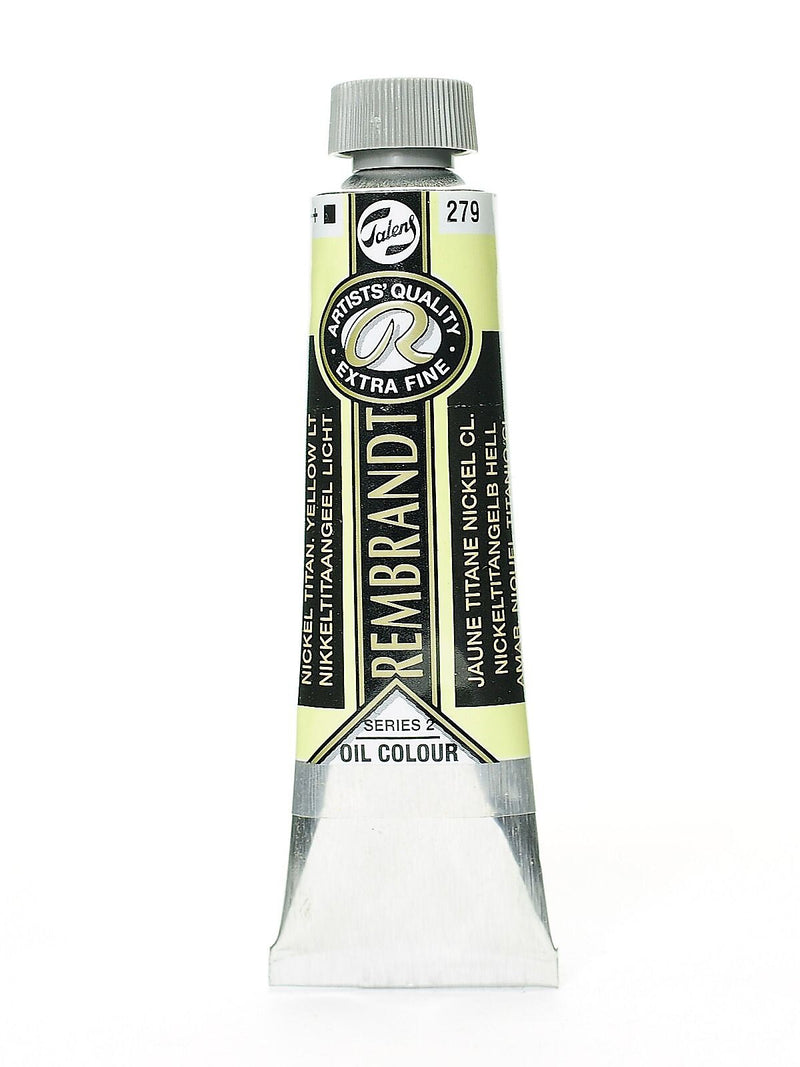 Rembrandt Artist's Oil Colors Nickel Titanium Yellow Light 40 Ml 279