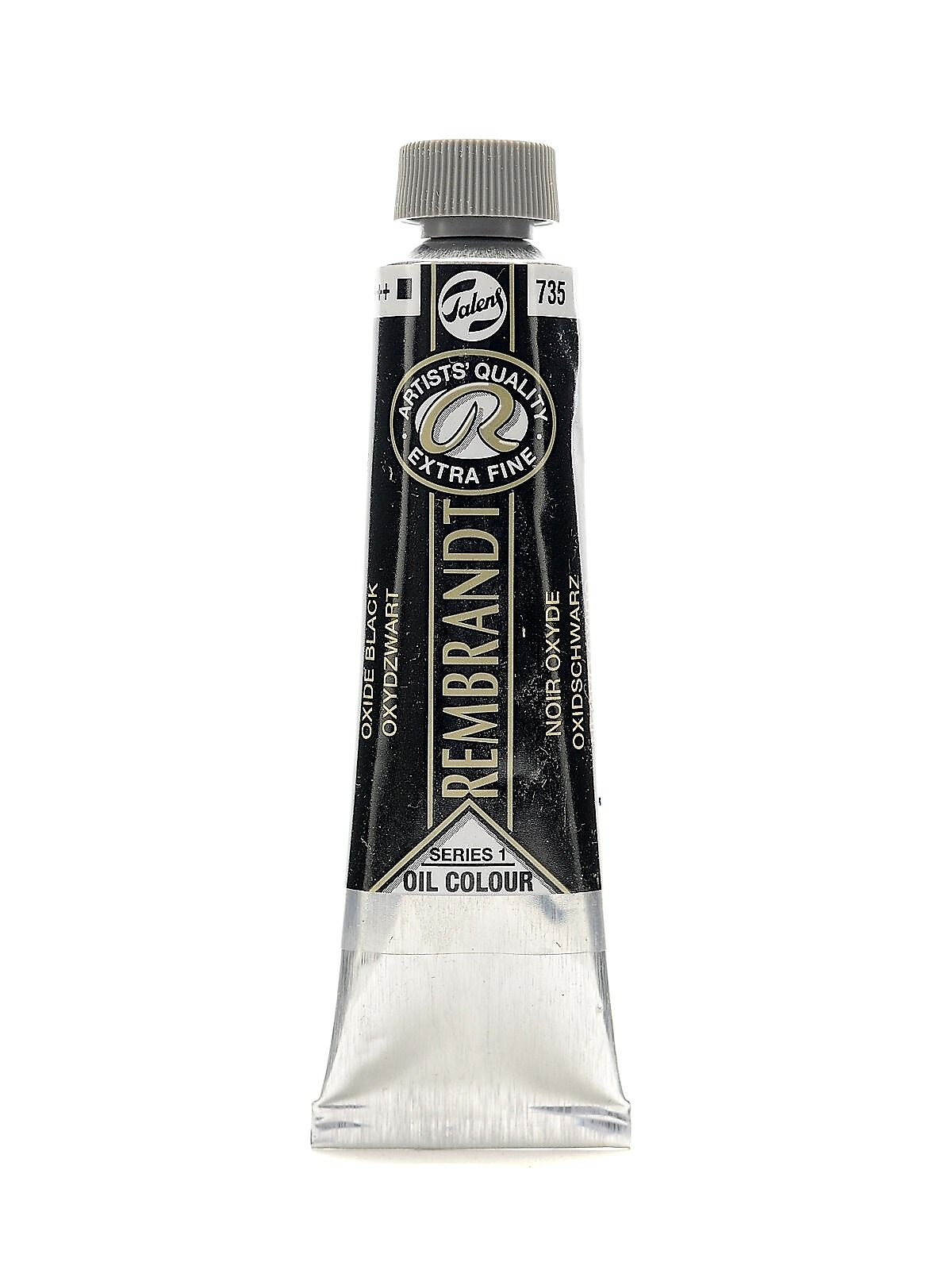 Rembrandt Artist's Oil Colors Oxide Black 40 Ml 735