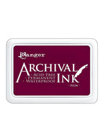Ranger Archival Ink Plum 2 1/2 In. X 3 3/4 In. Pad [Pack Of 3]