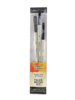 Robert Simmons Simply Simmons Value Brush Sets Chisel Edge Set Set Of 3