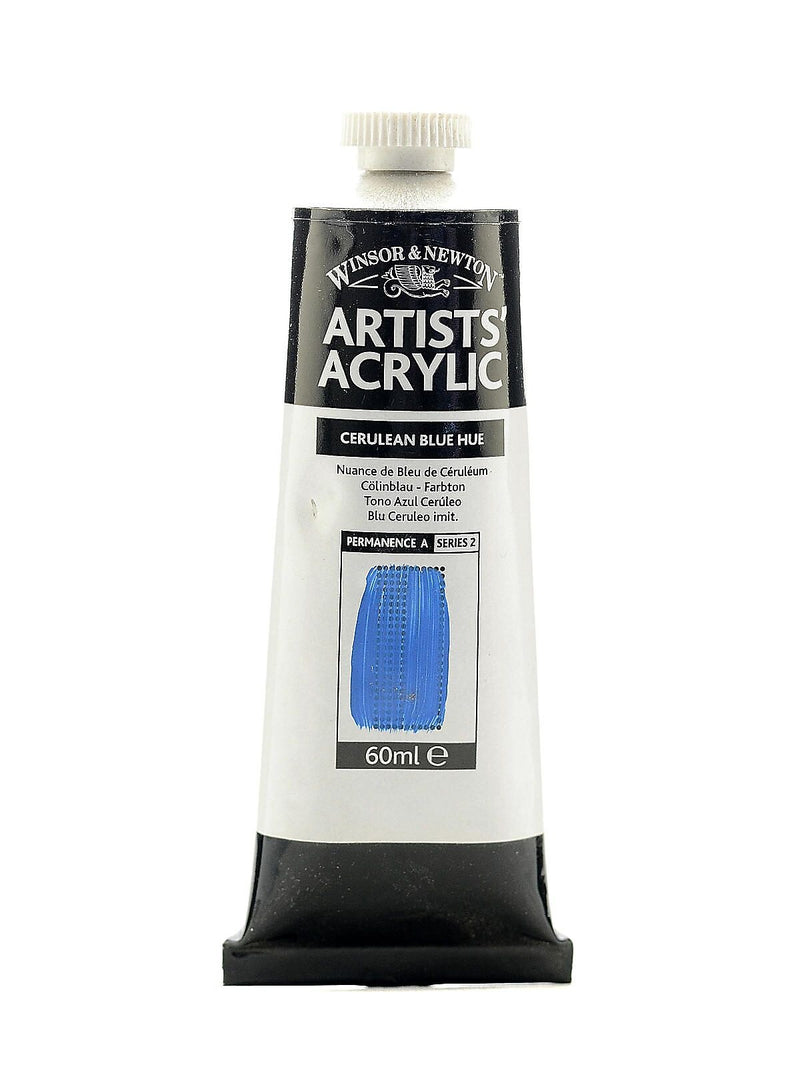 Winsor  And  Newton Professional Acrylic Colours Cerulean Blue Hue 60 Ml 139
