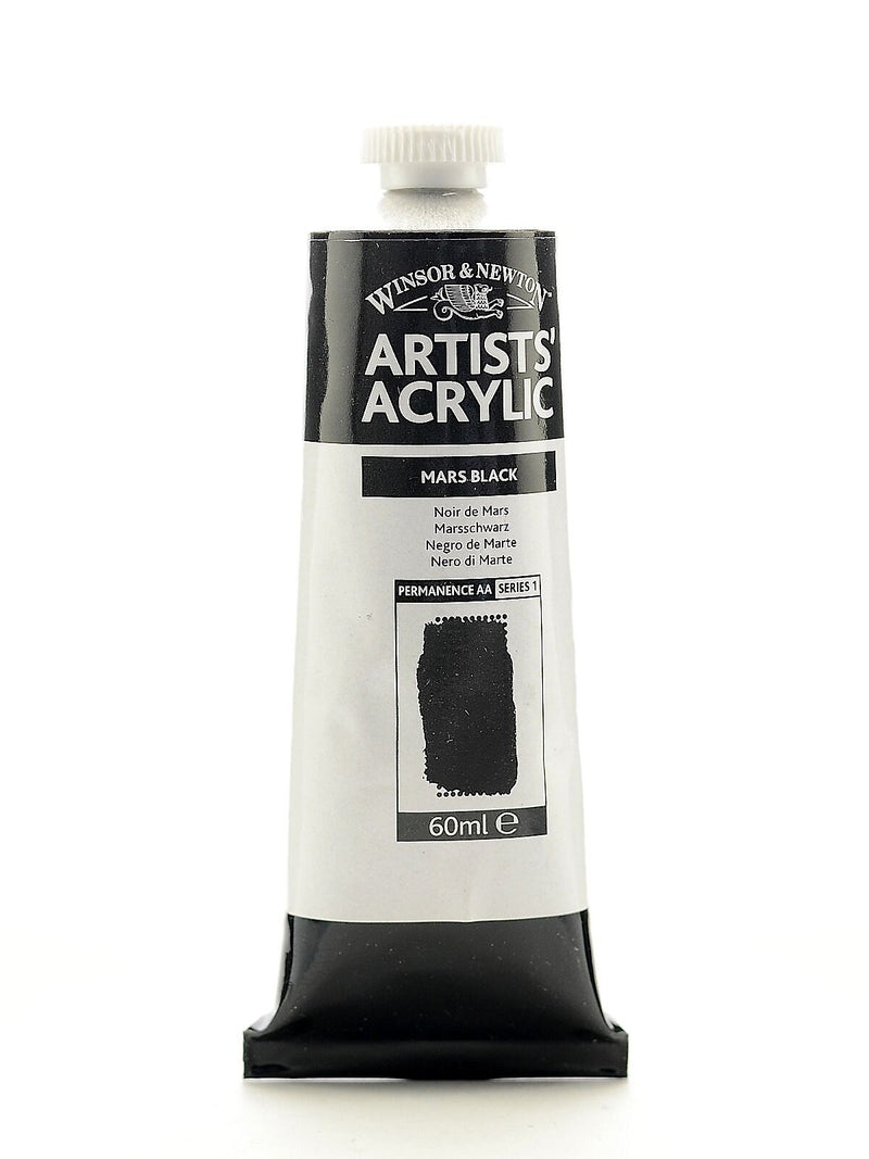 Winsor And Newton Professional Acrylic Colours Mars Black 60 ml 386, 2/Pk