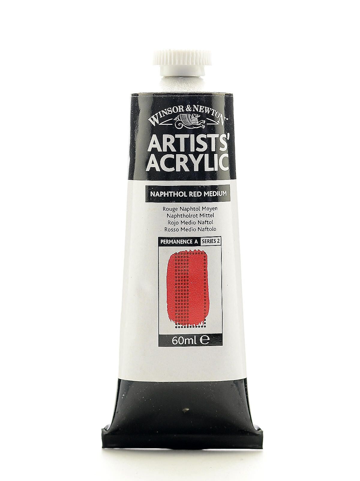 Winsor  And  Newton Professional Acrylic Colours Naphthol Red Medium 60 Ml 423