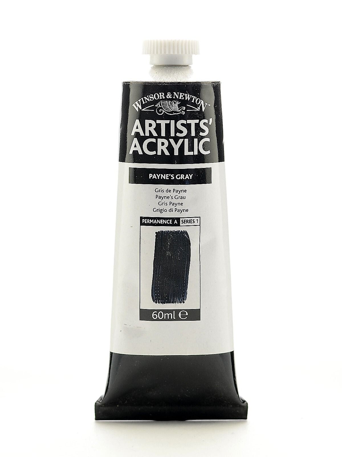 Winsor  And  Newton Professional Acrylic Colours Payne's Gray 60 Ml 465 [Pack Of 2]