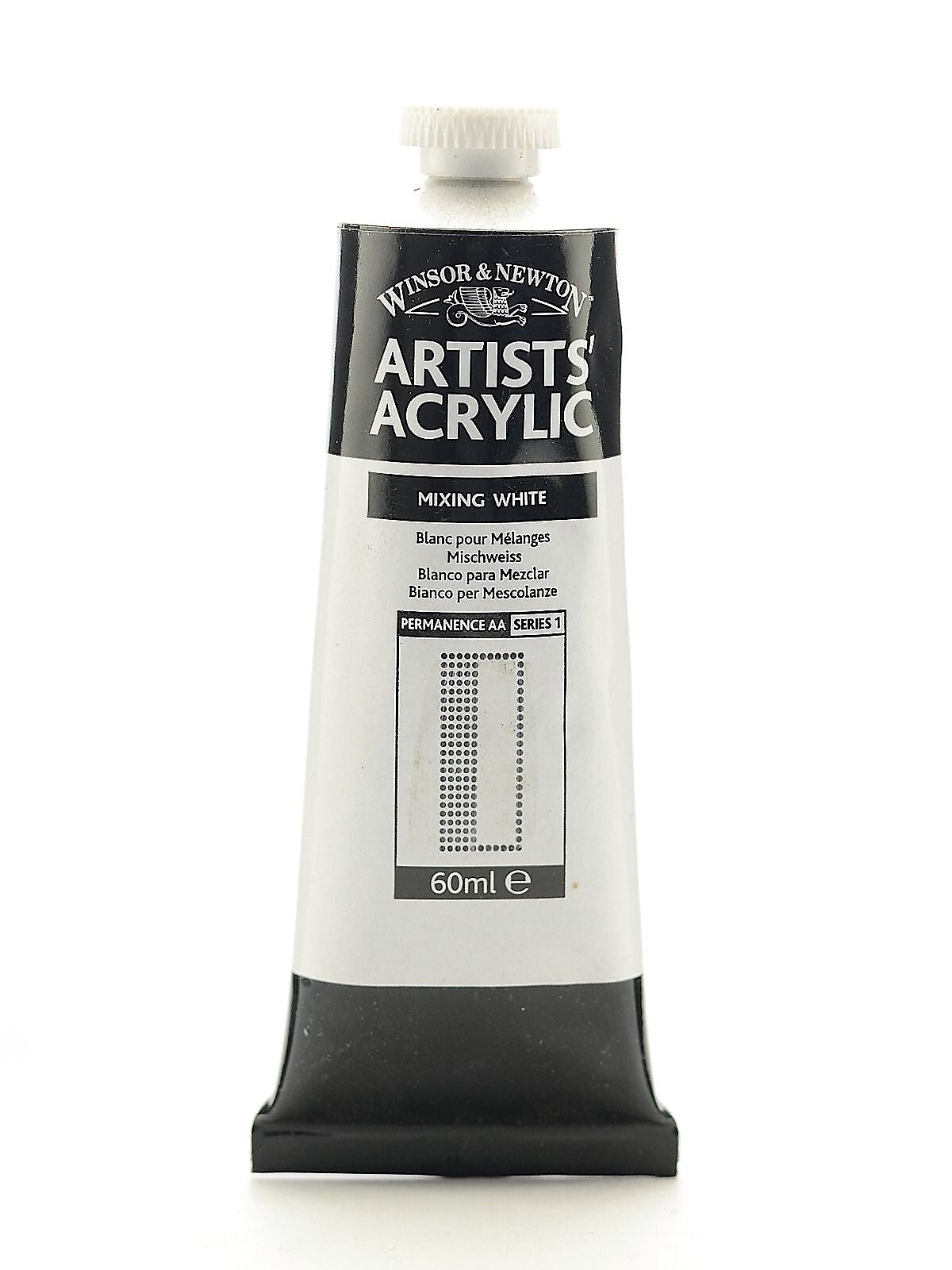 Winsor  And  Newton Professional Acrylic Colours Mixing White 60 Ml 415 [Pack Of 2]
