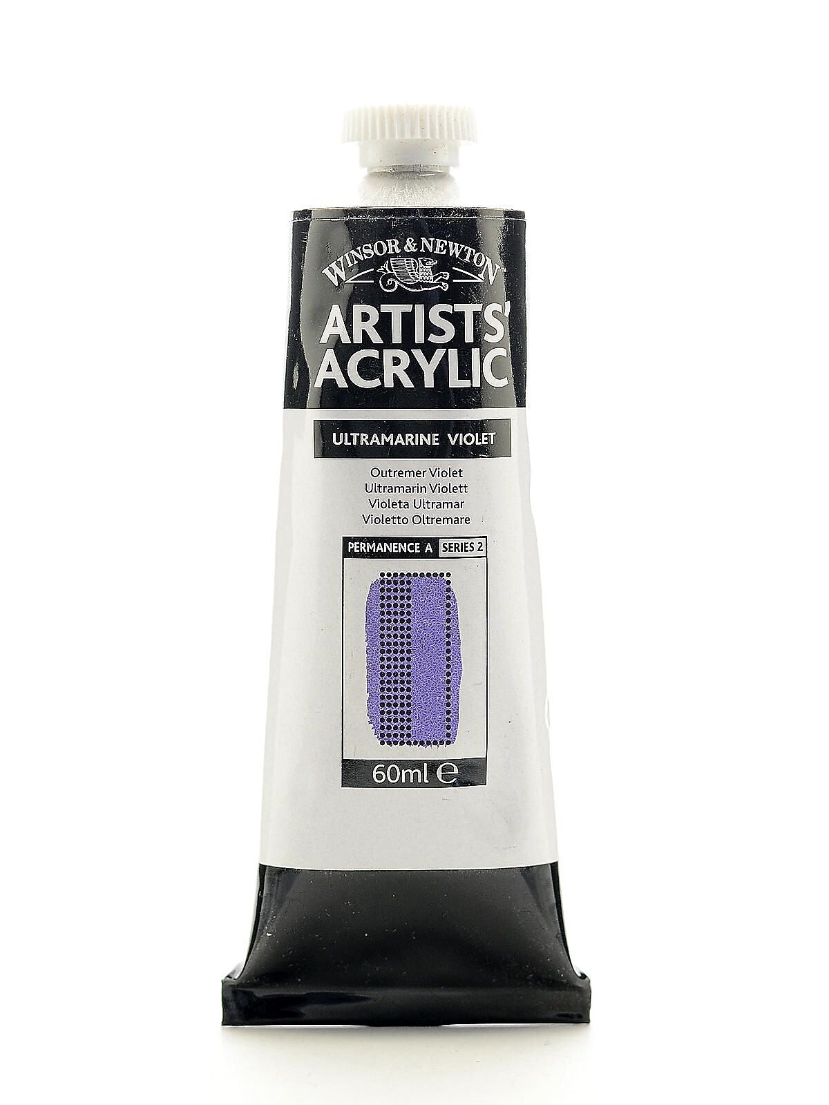 Winsor  And  Newton Professional Acrylic Colours Ultramarine Violet 60 Ml 672