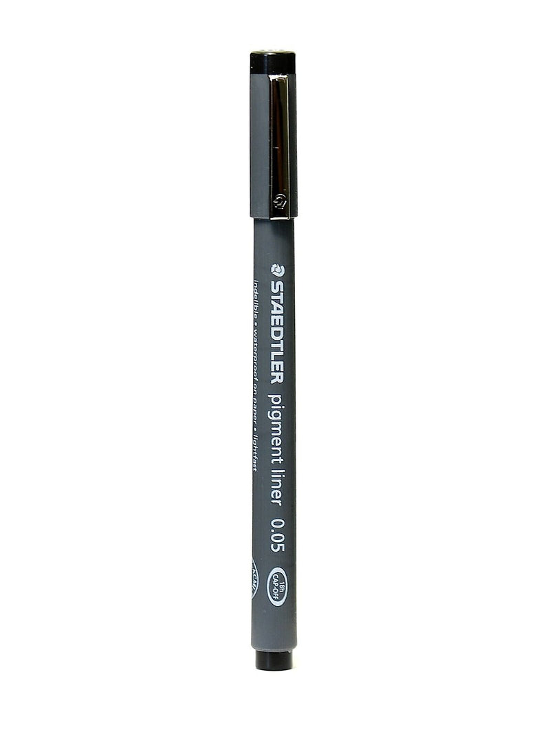 Staedtler Pigment Liner 0.05 mm black [Pack of 5]