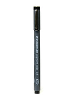 Staedtler Pigment Liner 0.5 mm black [Pack of 5]