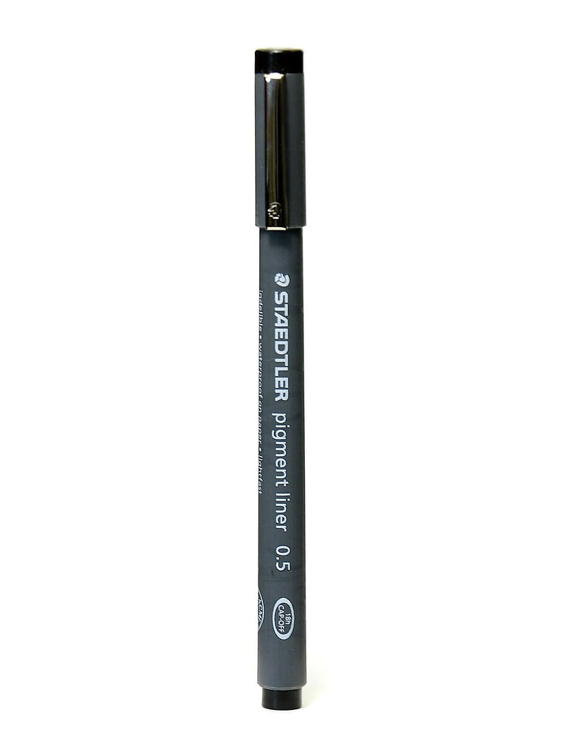 Staedtler Pigment Liner 0.5 mm black [Pack of 5]