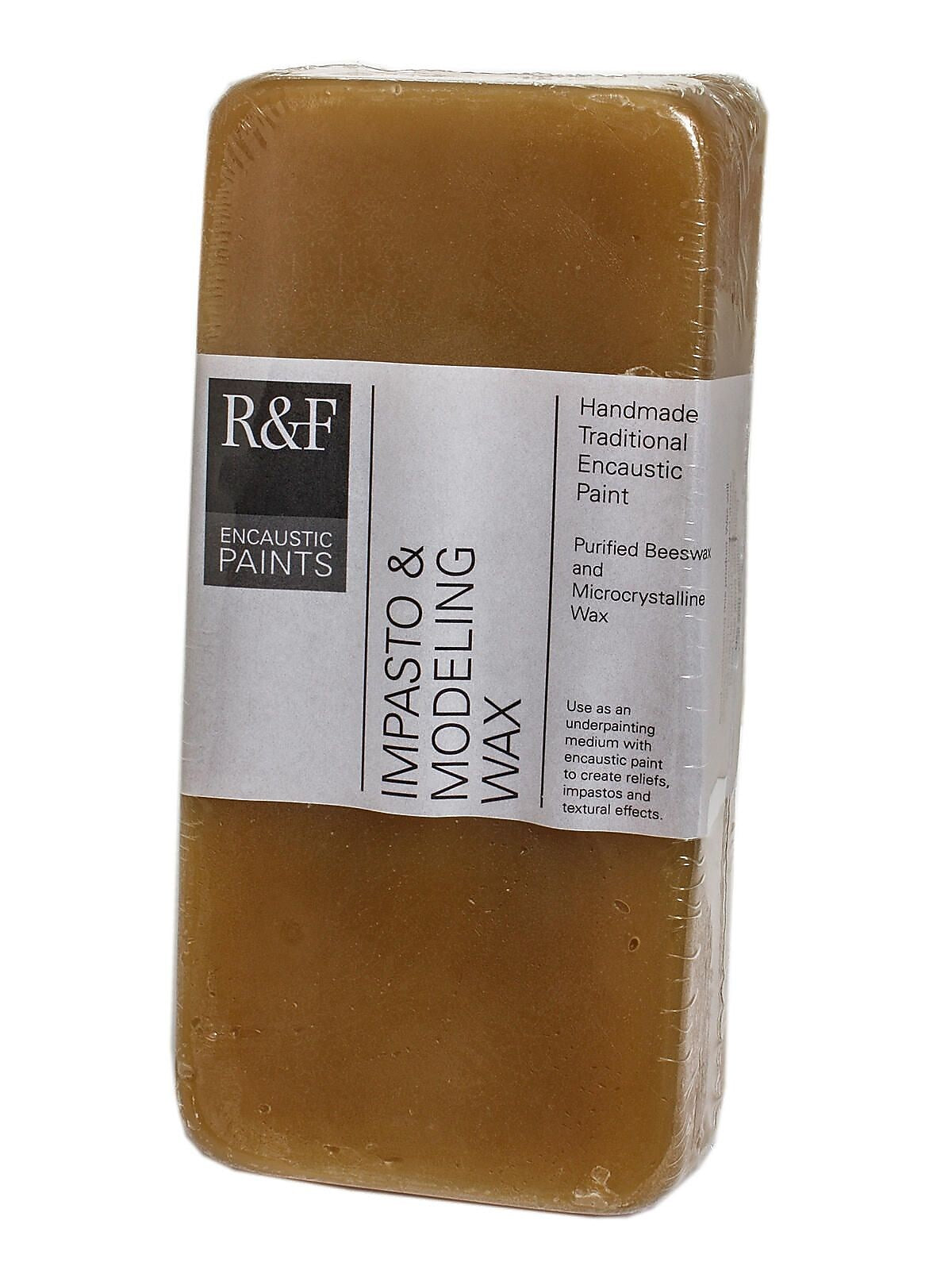R And F Handmade Paints Impasto Modeling Wax, 333Ml, Cake (96679)