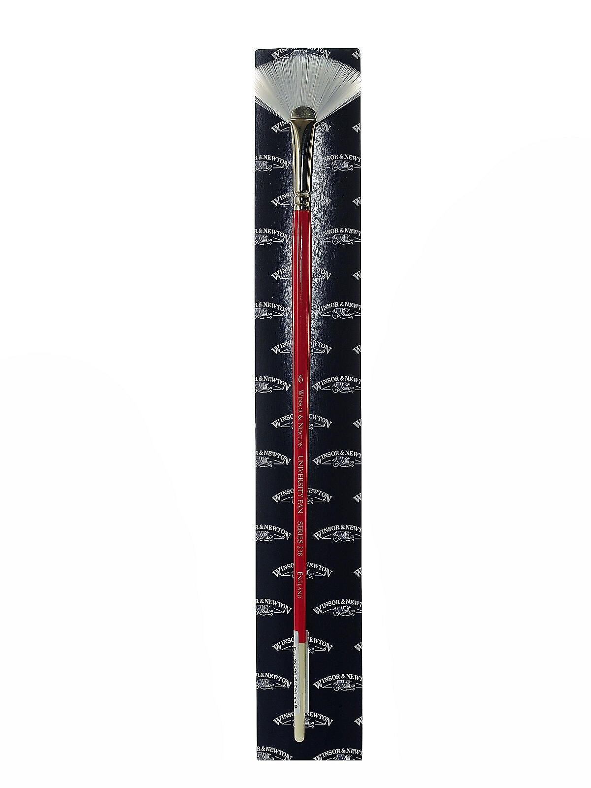 Winsor And Newton University Series Long Handled Brushes 6 Fan 238