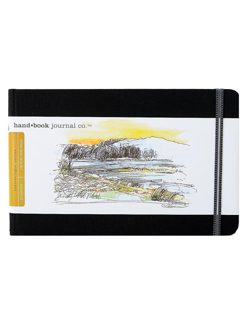 Global Art Hand Book Journal Co. Travelogue 8.25" x 5.5" Drawing Sketch Pad, 128 Sheets/Pad, 2/Pack (17585-PK2)
