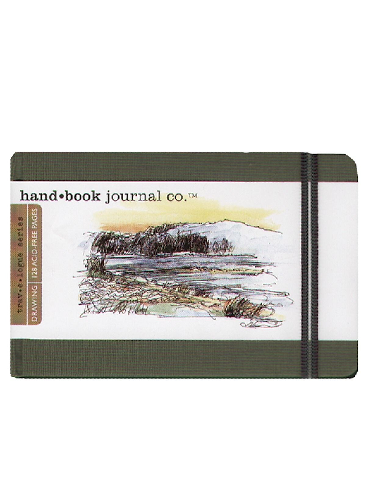 Global Art Hand Book Journal Co. Travelogue 5.5" x 3.5" Drawing Sketch Pad, 128 Sheets/Pad (22380)