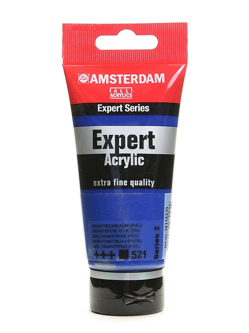 Amsterdam Expert Acrylic Tubes Indanthrene Blue (Phthalo) 75 Ml [Pack Of 3]