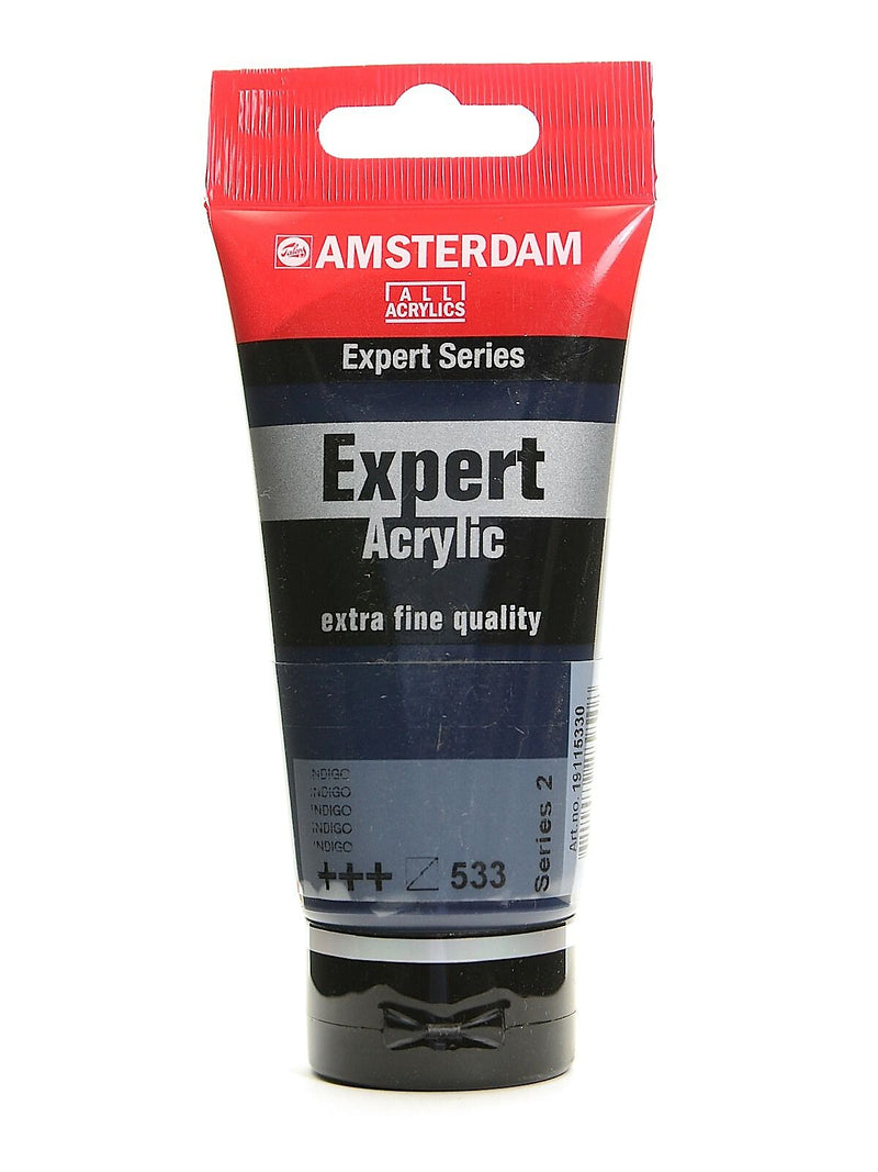 Amsterdam Expert Acrylic Tubes Indigo 75 Ml [Pack Of 3]
