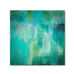 Trademark Fine Art Color Bakery 'Aqua Circumstance' 14 x 14 (ALI0718-C1414GG)