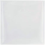JAM Paper Plastic Envelopes with Tuck Flap Closure, Square, 6.125 x 6.125, Clear, 12/Pack (1541747)