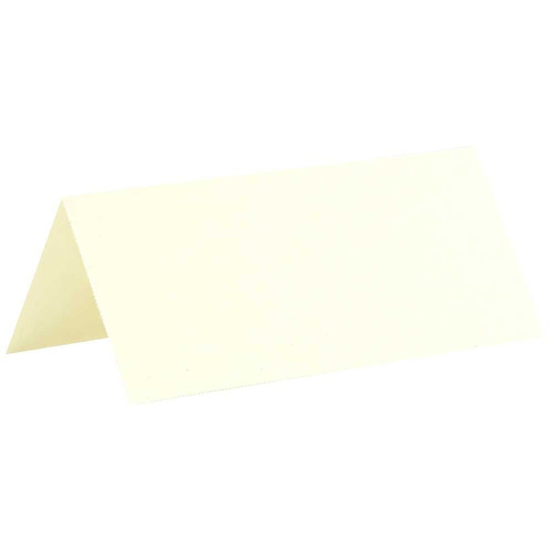 JAM Paper® Printable Place Cards, 3 3/4 x 1 3/4, White Parchment Placecards, 12/Pack (225928565)