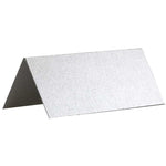 JAM Paper® Printable Place Cards, 3 3/4 x 1 3/4, Stardream Metallic Silver Placecards, 12/Pack (225928570)