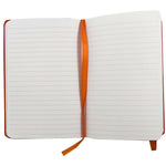 JAM Paper Professional Notebooks, 4" x 6", Wide Ruled, 70 Sheets, Orange (340528848)