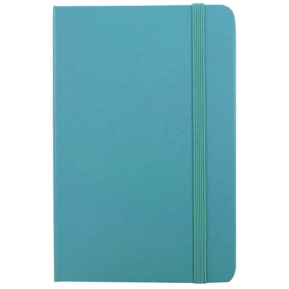 JAM Paper Professional Notebooks, 5.8" x 8.3", Wide Ruled, 70 Sheets, Blue (340528855)