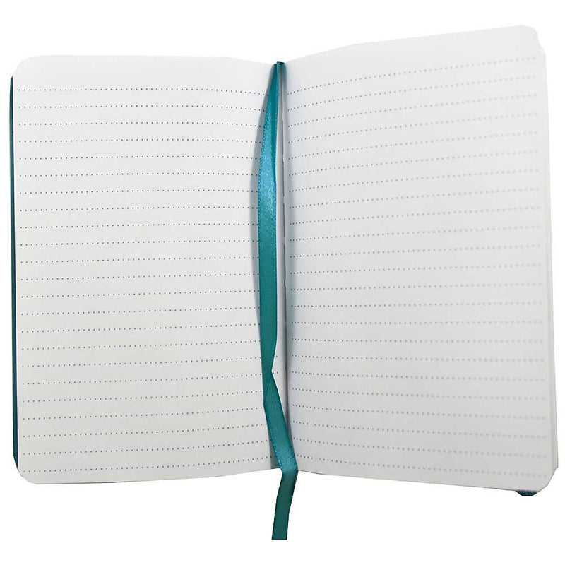 JAM Paper Professional Notebooks, 5.8" x 8.3", Wide Ruled, 70 Sheets, Blue (340528855)