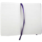 JAM Paper Professional Notebooks, 4" x 6", Wide Ruled, 70 Sheets, Purple (340528851)