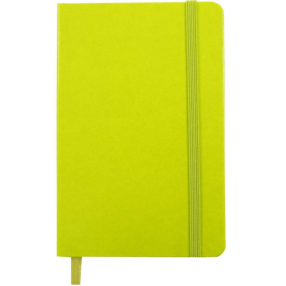 JAM Paper Professional Notebooks, 4" x 6", Wide Ruled, 70 Sheets, Green (340528852)