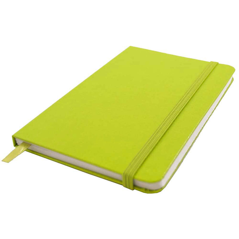 JAM Paper Professional Notebooks, 5.8" x 8.3", Wide Ruled, 70 Sheets, Green (340528859)