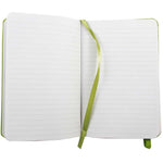 JAM Paper Professional Notebooks, 5.8" x 8.3", Wide Ruled, 70 Sheets, Green (340528859)