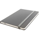 JAM Paper Professional Notebooks, 5.8" x 8.3", Wide Ruled, 70 Sheets, Gray/Silver (340528858)