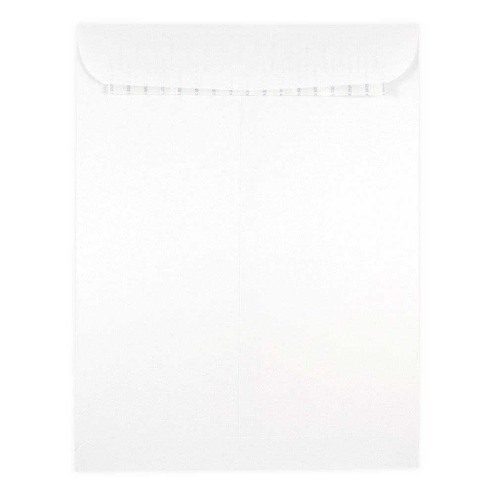 JAM Paper 9.5 x 12.5 Open End Catalog Envelopes with Peel and Seal Closure, White, Bulk 500/Box (356828781)