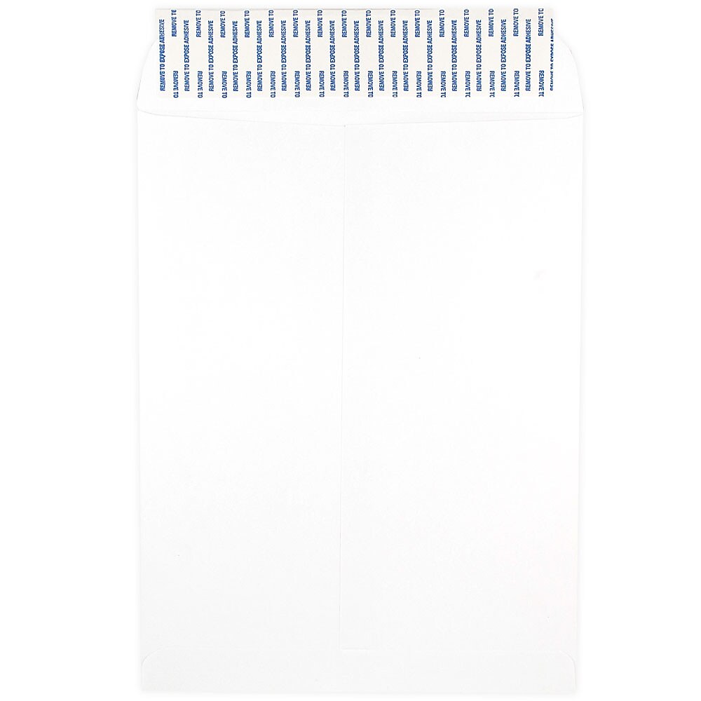 JAM Paper Open End Peel & Seal Catalog Envelope, 9" x 12", White, 500/Pack (356828780)
