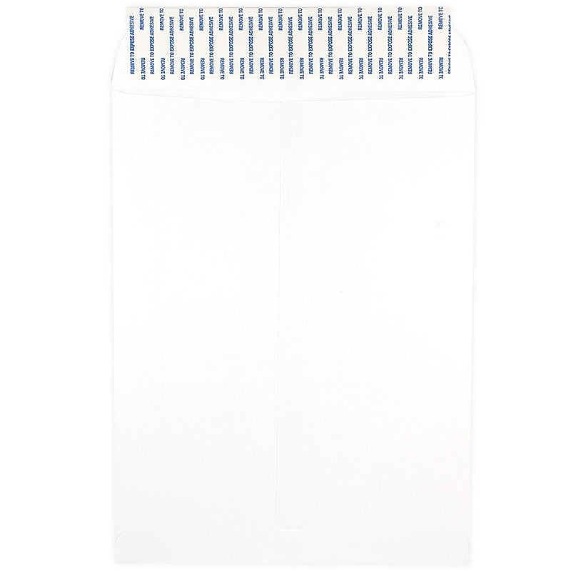 JAM Paper Open End Peel & Seal Catalog Envelope, 9" x 12", White, 500/Pack (356828780)