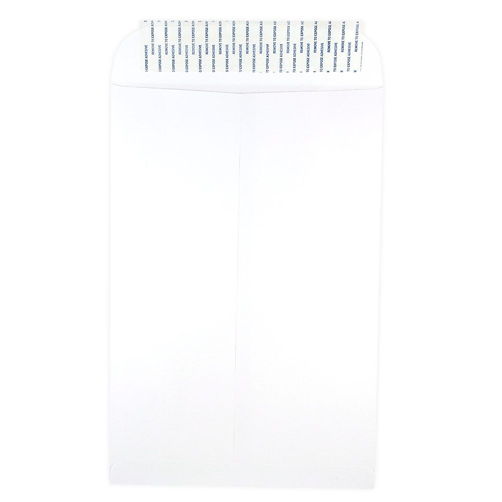 JAM Paper 12 x 15.5 Open End Catalog Envelopes with Peel and Seal Closure, White, Bulk 500/Box (356828784)