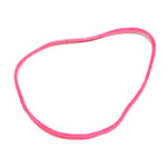 JAM Paper Colored Multi-Purpose #33 Rubber Bands, 3.5" x 0.125", Non-Latex, Pink, 100/Pack (333RBPI)