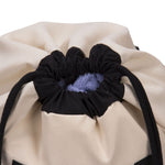 Household Essentials Laundry Bag, Fabric, Cream and Black (162)